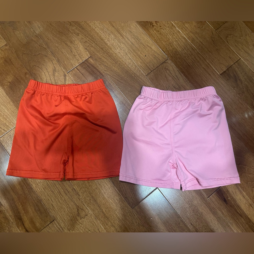 Kids' Play Shorts in Pink and Orange